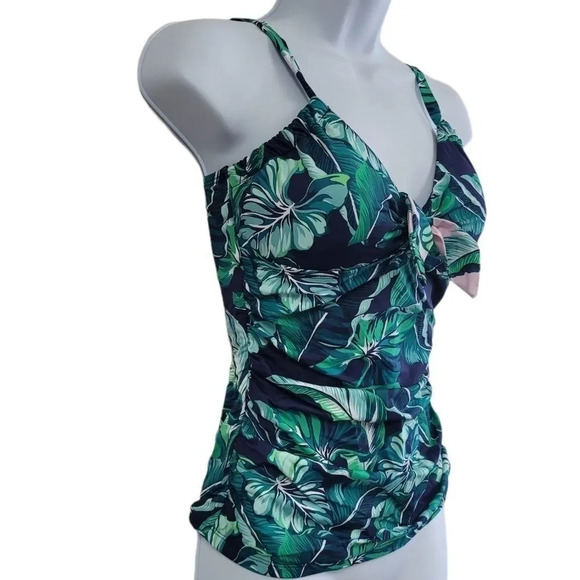 TOMMY BAHAMA Breezy Palm U/W Tankini - Picture 4 of 8
